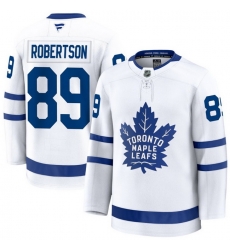 Men Toronto Maple Leafs Robertson Nicholas 89 Fanatics Away White Premium Stitched Hockey Jersey Men Toronto Maple Leafs Robertson Nicholas 89 Fanatics Away White Premium Stitched Hockey Jersey