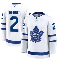 Men Toronto Maple Leafs Simon Benoit 2 Fanatics Away White Premium Stitched Hockey Jersey Men Toronto Maple Leafs Simon Benoit 2 Fanatics Away White Premium Stitched Hockey Jersey