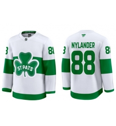 Men Toronto Maple Leafs William Nylander 88 White St Patricks Authentic Jersey Men Toronto Maple Leafs William Nylander 88 White St Patricks Authentic Jersey