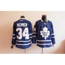 Toronto Maple Leafs 34 REIMER BLUE JERSEY