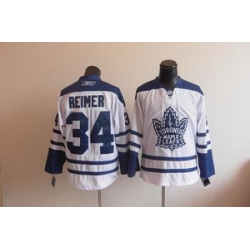 Toronto Maple Leafs 34 REIMER white JERSEY