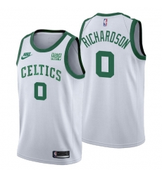 Men Boston Celtics 0 Josh Richardson Men Nike Releases Classic Edition NBA 75th Anniversary Jersey White