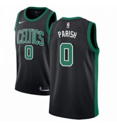 Mens Adidas Boston Celtics 0 Robert Parish Authentic Black NBA Jersey Statement Edition 