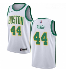 Womens Nike Boston Celtics 44 Danny Ainge Swingman White NBA Jersey City Edition