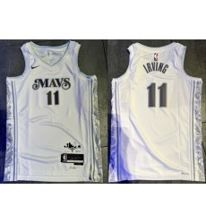 Men Dallas Mavericks Active Player Custom White 2024 25 City Edition Stitched Basketball Jersey