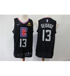 Clippers 13 Paul George Black Nike Swingman Jersey