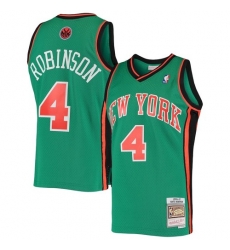 Men Nate Robinson New York Knicks Green Hardwood Classics Jersey