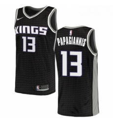 Mens Nike Sacramento Kings 13 Georgios Papagiannis Authentic Black NBA Jersey Statement Edition