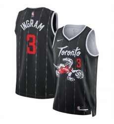 Men Toronto Raptors 3 Brandon Ingram Black 2025 26 City Edition Stitched Basketball Jersey Men Toronto Raptors 3 Brandon Ingram Black 2025 26 City Edition Stitched Basketball Jersey