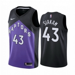 Men Toronto Raptors 43 Pascal Siakam Purple NBA Swingman 2020 21 Earned Edition Jersey