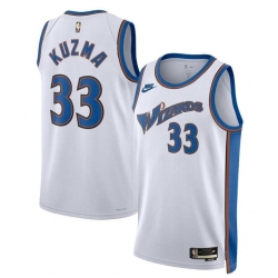 Nike Kyle Kuzma #33 White Washington Wizards 2022 23 Swingman Jersey