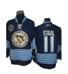 Pittsburgh Penguins Winter Classic 11# Jordan Staal Blue Jersey