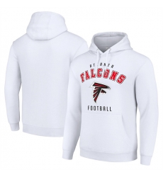 Men Atlanta Falcons White Pullover Hoodie Men Atlanta Falcons White Pullover Hoodie