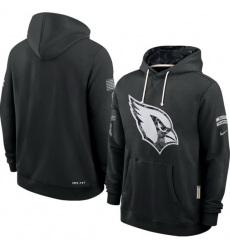 Men Arizona Cardinals Black 2026 Salute to Service Sideline Dri FIT Pullover Hoodie Men Arizona Cardinals Black 2026 Salute to Service Sideline Dri FIT Pullover Hoodie