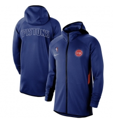 Men Nike Detroit Pistons Blue Authentic Showtime Therma Flex Performance Full Zip Hoodie Men Nike Detroit Pistons Blue Authentic Showtime Therma Flex Performance Full Zip Hoodie
