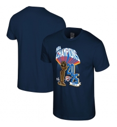 Men Oklahoma City Thunder Navy 2025 Finals Champions Battle Tested T Shirt Men Oklahoma City Thunder Navy 2025 Finals Champions Battle Tested T Shirt