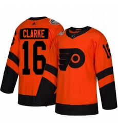 Mens Adidas Philadelphia Flyers 26 Brian Propp Orange Authentic 2019 Stadium Series Stitched NHL Jersey 