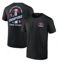 Men Florida Panthers Black 2025 Stanley Cup Champions Shine T Shirt Men Florida Panthers Black 2025 Stanley Cup Champions Shine T Shirt