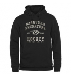 Men Nashville Predators Black Camo Stack Pullover Hoodie