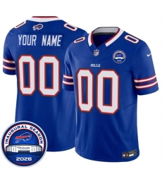 Men Buffalo Bills Active Player Custom Blue F U S E 2026 Inaugural Season at Highmark Stadium Stitched Football Jersey Men Buffalo Bills Active Player Custom Blue F U S E 2026 Inaugural Season at Highmark Stadium Stitched Football Jersey