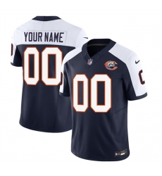 Men Women youth Chicago Bears Active Player Custom 2023 F U S E  Navy White Throwback Limited Stitched Football Jersey