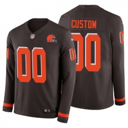 Men Women Youth Toddler All Size Cleveland Browns Customized Jersey 008