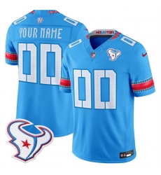 Men Houston Texans Active Player Custom Blue 2026 F U S E HOUSTON US Rivalries Collection Limited Stitched Football Jersey Men Houston Texans Active Player Custom Blue 2026 F U S E HOUSTON US Rivalries Collection Limited Stitched Football Jersey