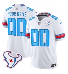 Men Houston Texans Active Player Custom White 2026 F U S E HOUSTON US Rivalries Collection Limited Stitched Football Jersey Men Houston Texans Active Player Custom White 2026 F U S E HOUSTON US Rivalries Collection Limited Stitched Football Jersey