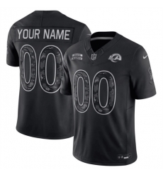 Men Los Angeles Rams Active Player Custom Black F U S E 2026 Salute to Service Limited Stitched Football Jersey Men Los Angeles Rams Active Player Custom Black F U S E 2026 Salute to Service Limited Stitched Football Jersey