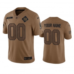 Men Women youth New York Giants Active Player Custom 2023 Brown Salute To Setvice Limited Stitched Football Jersey