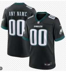 Men Women Youth Toddler All Size Philadelphia Eagles Customized Jersey Black