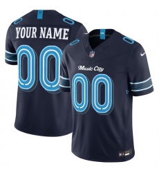 Men Tennessee Titans Active Player Custom Navy 2026 F U S E Music City Rivalries Collection Limited Stitched Football Jersey Men Tennessee Titans Active Player Custom Navy 2026 F U S E Music City Rivalries Collection Limited Stitched Football Jersey