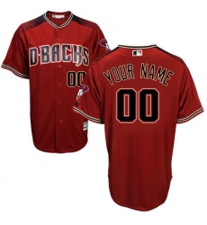 Men Women Youth All Size Arizona Diamondbacks Red Brick New Cool Base Customized Jersey