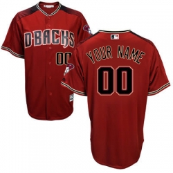 Men Women Youth All Size Arizona Diamondbacks Red Brick New Cool Base Customized Jersey