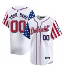 Men Women Youth Detroit Tigers ACTIVE PLAYER Custom White 2025 Independence Day Vapor Premier Limited Stitched Baseball Jersey Men Women Youth Detroit Tigers ACTIVE PLAYER Custom White 2025 Independence Day Vapor Premier Limited Stitched Baseball Jersey