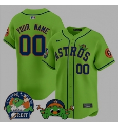 Men Women Youth Custom Astros Orbit Patch Vapor Premier Limited Green Custom Jersey V3 ALL stitched Men Women Youth Custom Astros Orbit Patch Vapor Premier Limited Green Custom Jersey V3 ALL stitched