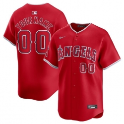 Men Women youth Los Angeles Angels Active Player Custom Red Alternate Limited Stitched Baseball Jersey