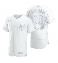 New York Yankees Custom Men Women youth 27 Nike Platinum MLB MVP Limited Player Edition Jersey 