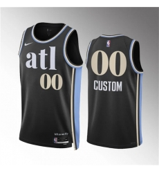 Men Women youth Atlanta Hawks Active Player Custom 2023 24 Black City Edition Stitched Basketball Jersey