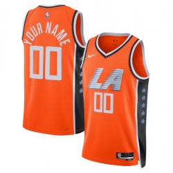 LA Clippers Nike Unisex 2025 2026 City Edition Swingman Custom Jersey Orange