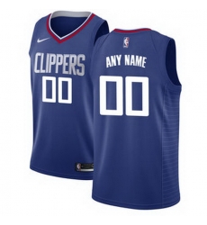 Men Women Youth Toddler All Size LA Los Angeles Clippers Nike Blue Swingman Custom Icon Edition Jersey