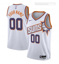 Men Women youth Phoenix Suns Active Player Custom White Association Edition Stitched Basketball Jersey