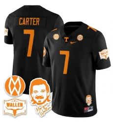 Men Tennessee Volunteers Carter #7 Black Stitched NCAA Jersey Men Tennessee Volunteers Carter #7 Black Stitched NCAA Jersey