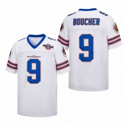 Men The Waterboy Jersey Bourbon Bowl Bobby Boucher 9# white