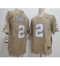 Men Vanderbilt Commodores  2 Jared Curtis Gold 2026 F U S E  Vapor Limited Stitched Football Jersey