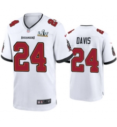 Men Carlton Davis Buccaneers White Super Bowl Lv Game Jersey