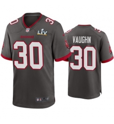 Men Ke'Shawn Vaughn Buccaneers Pewter Super Bowl Lv Game Jersey