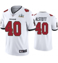 Men Mike Alstott Buccaneers White Super Bowl Lv Vapor Limited Jersey