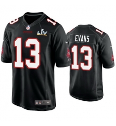 Men Mike Evans Buccaneers Black Super Bowl Lv Game Fashion Jersey