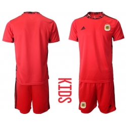 Kids Argentina Short Soccer Jerseys 005